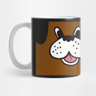 Brown Doggie with Black Ears Mug